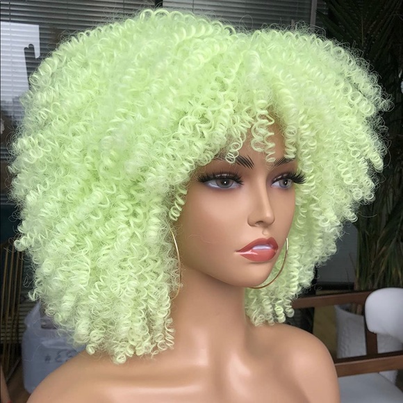 Afro Kinky Curly Wigs - Picture 3 of 10